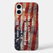 Coques Case-Mate iPhone Theodore Roosevelt Inspiration Vote Citation (Verso)