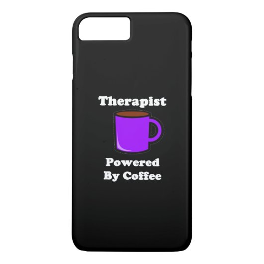 Coques Case-Mate iPhone "Thérapeute" Propulsé par Café (Dos)