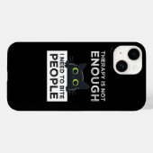 Coques Case-Mate iPhone Therapy Is Not Enough - I Need To Bite People (Verso (horizontal))