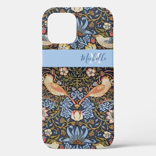 Coques Case-Mate iPhone Thief fraise Textile William Morris (Verso)