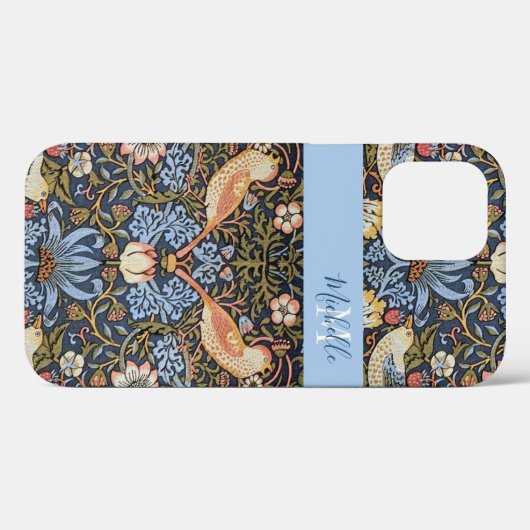 Coques Case-Mate iPhone Thief fraise Textile William Morris (Verso (horizontal))
