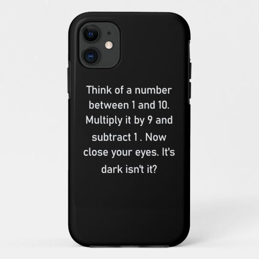 Coques Case-Mate iPhone Think of a number between 1 and 10..| sarcastic gi (Dos)