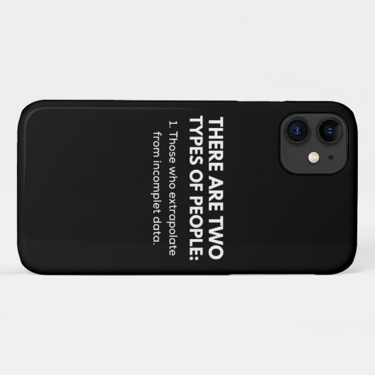 Coques Case-Mate iPhone Those who extrapolate from incomplet data (Dos (Horizontal))