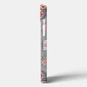 Coques Case-Mate iPhone Threads intemporels : Patrimoine Boho Geometry mar (Verso / Gauche)