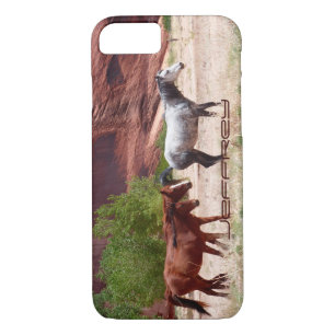 Coque Case-Mate Pour iPhone Three Horses Roaming Wild in Canyon, Name,