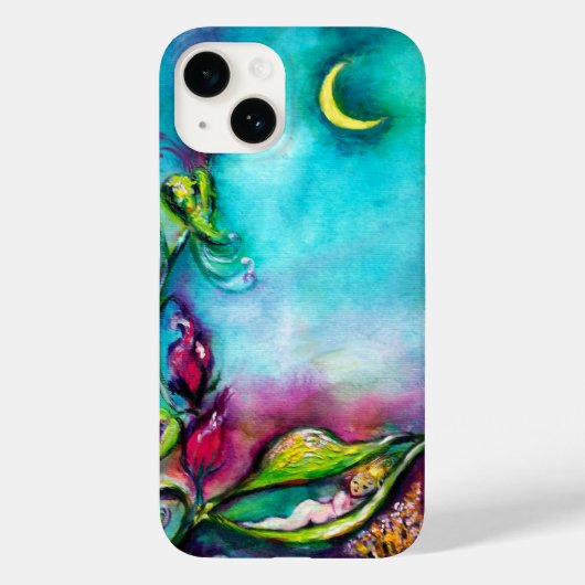 COQUES Case-Mate iPhone THUMBELINA DORMIR ENTRE FEUILLES ROSE (Verso)