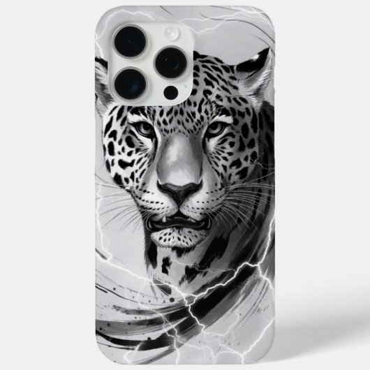 Coques Case-Mate iPhone Thunder Leopard - Power and Lightning Art (Verso)