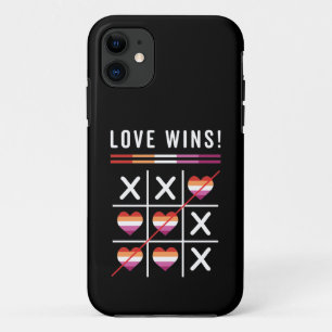 Case-Mate iPhone Case Tic Tac Toe Loe Remporte La Fierté Lesbienne LGBTQ