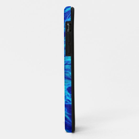 COQUES Case-Mate iPhone TIE DYE BLUE (Dos/Gauche)