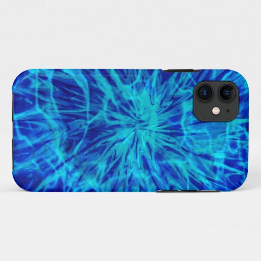 COQUES Case-Mate iPhone TIE DYE BLUE (Dos (Horizontal))