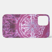 Coques Case-Mate iPhone Tie Dye des étoiles violet (Verso (horizontal))