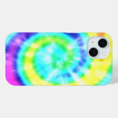 Coques Case-Mate iPhone Tie-Dye Hippie Arc-en-Ciel (Verso (horizontal))
