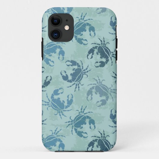 Coques Case-Mate iPhone Tie Dye Motif De Crabes (Dos)