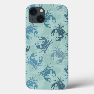 Etui iPhone 13 Tie Dye Pattern Of Crabs