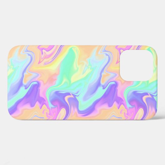 Coques Case-Mate iPhone Tie Dye Swirl Pastel Super (Verso (horizontal))