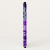 Coques Case-Mate iPhone Tie teinture teintes de pourpre et bleu (Dos/Gauche)