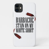Coques Case-Mate iPhone Tige barbecue sur mon blanc (Dos)