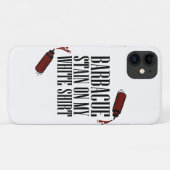 Coques Case-Mate iPhone Tige barbecue sur mon blanc (Dos (Horizontal))