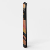 Coques Case-Mate iPhone Tiger chaud orange et noir (Dos/Gauche)