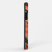 Coques Case-Mate iPhone Tiger chaud orange et noir (Dos/Droite)