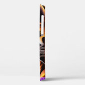 Coques Case-Mate iPhone Tiger Cub, Fleurs Violettes (Verso / Gauche)