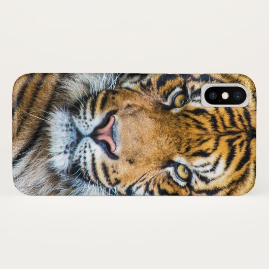 Coques Case-Mate iPhone Tiger face (Dos (Horizontal))