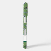 Coques Case-Mate iPhone Tiger Green Motif Nom personnalisé (Verso / Droite)
