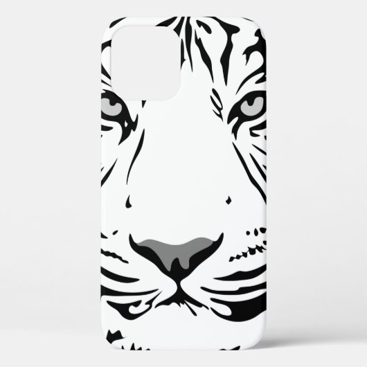 Coques Case-Mate iPhone Tiger motif animal design plat (Verso)