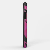 Coques Case-Mate iPhone Tiger rose chaud et noir (Dos/Droite)