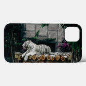 Coques Case-Mate iPhone Tiger Stripes Chat Forêt animale Destinée (Verso (horizontal))