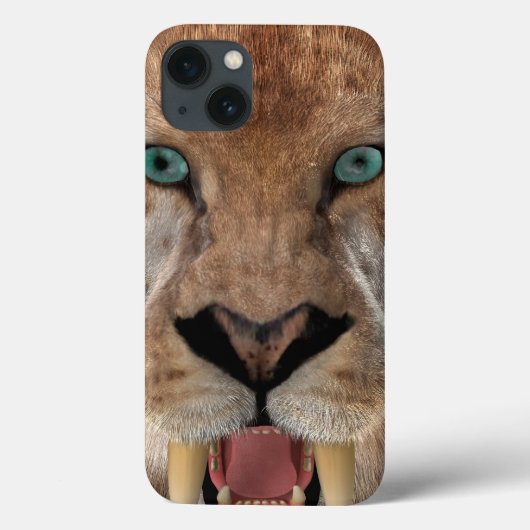 Coques Case-Mate iPhone Tigre à dents de sabre ou Smilodon (Verso)
