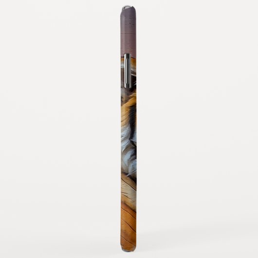 Coques Case-Mate iPhone Tigre au coucher du soleil (Dos/Droite)