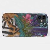 Coques Case-Mate iPhone Tigre avec tête tropicale (Dos (Horizontal))