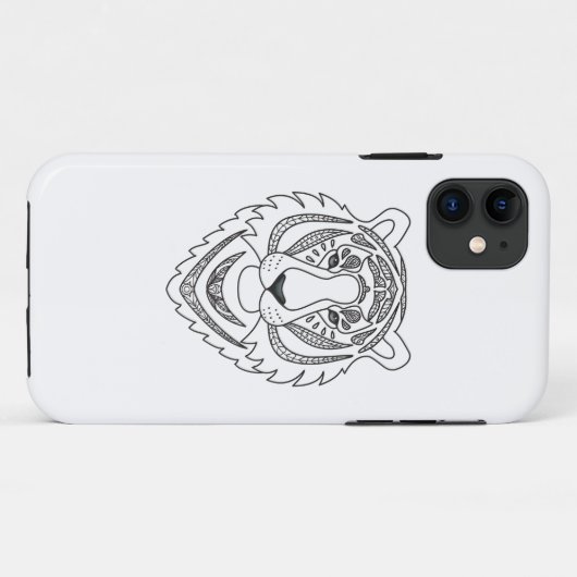 Coques Case-Mate iPhone Tigre blanc inspiré (Dos (Horizontal))