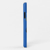 Coques Case-Mate iPhone Tigre Bleu Symbole Chinoiserie Chic (Dos/Droite)