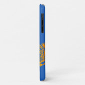 Coques Case-Mate iPhone Tigre Bleu Symbole Chinoiserie Chic (Dos/Gauche)