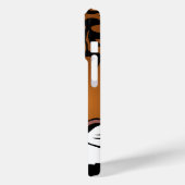 Coques Case-Mate iPhone Tigre, Chat Sauvage sur Fond Noir (Verso / Gauche)