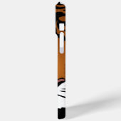 Coques Case-Mate iPhone Tigre, chat sauvage sur noir (Verso / Gauche)