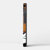 Coques Case-Mate iPhone Tigre, chat sauvage sur noir (Verso / Gauche)