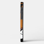 Coques Case-Mate iPhone Tigre, chat sauvage sur noir (Verso / Gauche)