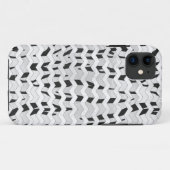 Coques Case-Mate iPhone Tigre Cheveron noir et blanc (Dos (Horizontal))