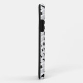 Coques Case-Mate iPhone Tigre Cheveron noir et blanc (Dos/Droite)