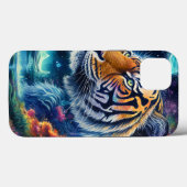 Coques Case-Mate iPhone Tigre cosmique (Verso (horizontal))