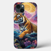 Coques Case-Mate iPhone Tigre cosmique (Verso)