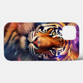 Coques Case-Mate iPhone Tigre cosmique (Verso (horizontal))