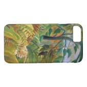 Coques Case-Mate iPhone Tigre dans une tempête tropicale, Rousseau (Dos (Horizontal))