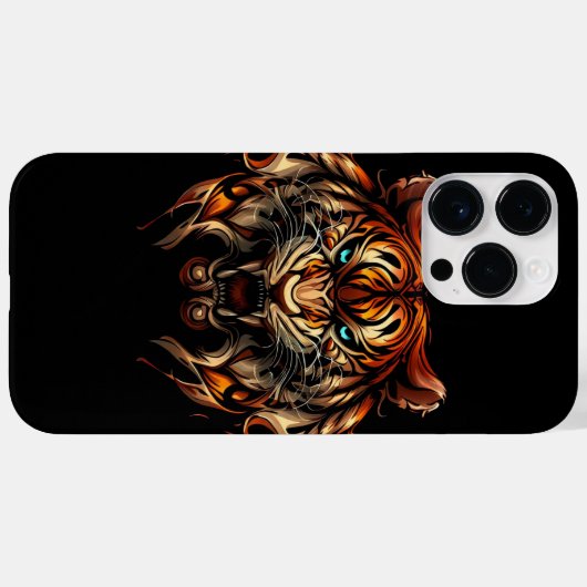 Coques Case-Mate iPhone Tigre en colère (Verso (horizontal))