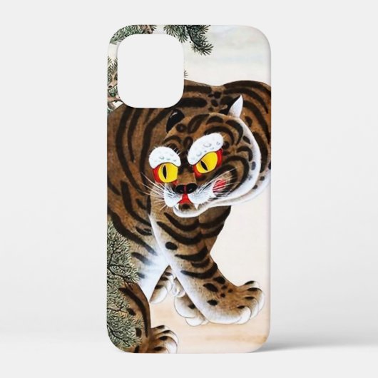 Coques Case-Mate iPhone Tigre et pie Minhwa sous un pin (Verso)