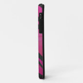 Coques Case-Mate iPhone Tigre Imprimé Rose Chaud et Noir (Dos/Gauche)