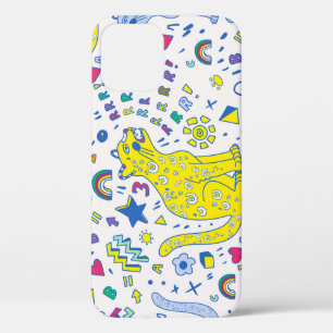 Case-Mate iPhone Case Tigre infantile et Motif arc-en-ciel